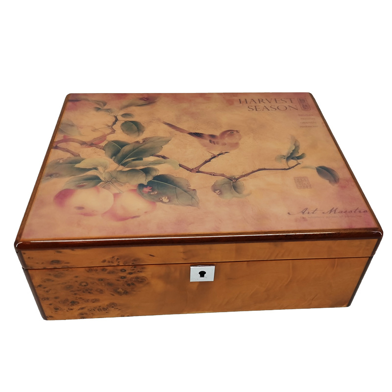 Elegant Design wood cigar humidor box